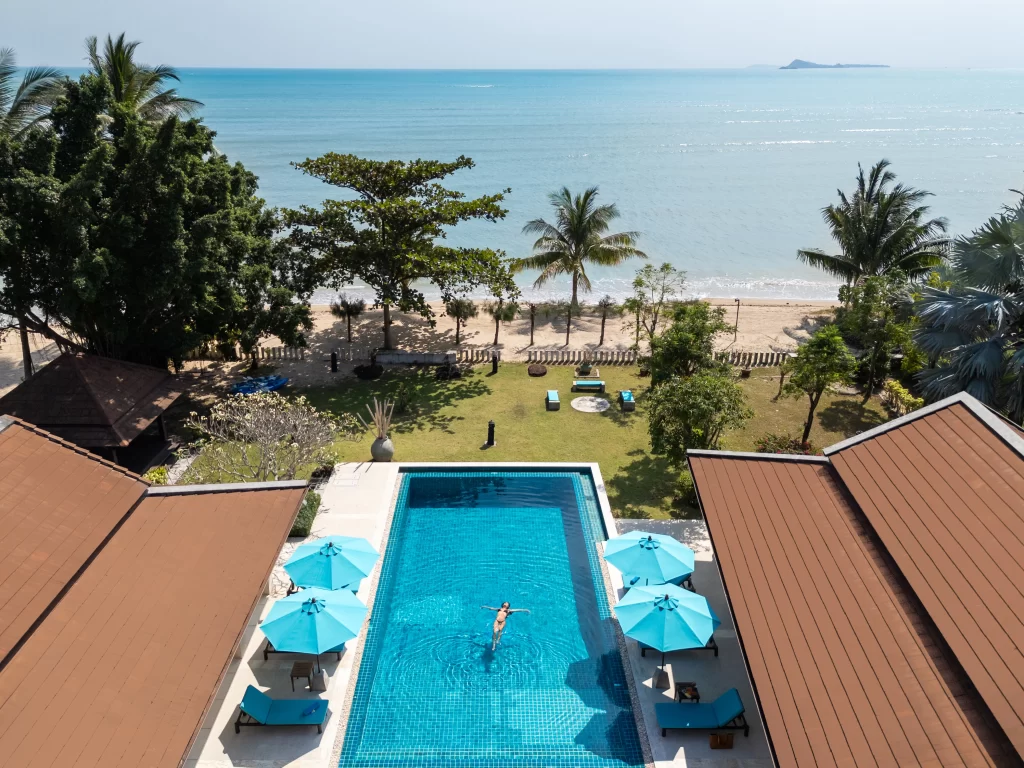 1 250118-Ban-Laem-Set-0006 beachfront villa with pool and garden